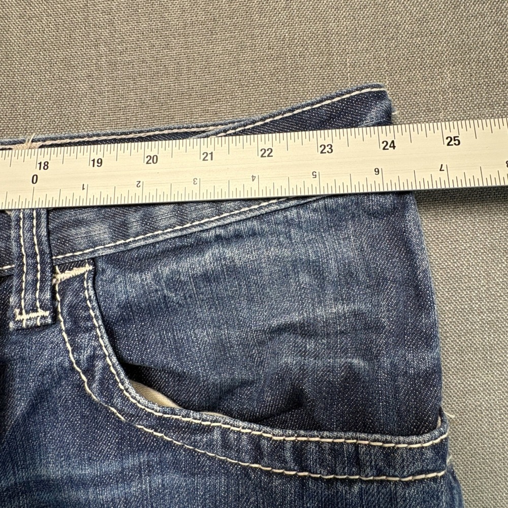Ariat FR M4 Low Rise Boot Cut Jeans Mens 48x32 Flame Resistant Denim Blue - Picture 5 of 16